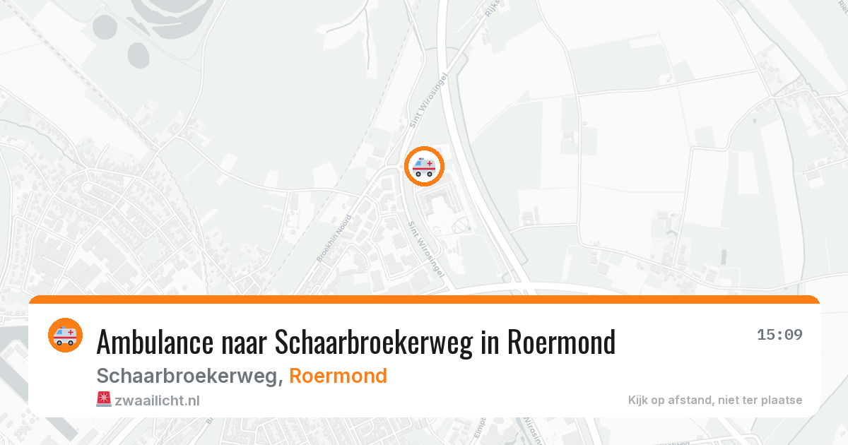 Ambulance naar Schaarbroekerweg in Roermond — 28 jul 2026