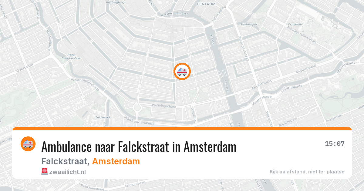 Ambulance naar Falckstraat in Amsterdam — 27 mei 2026