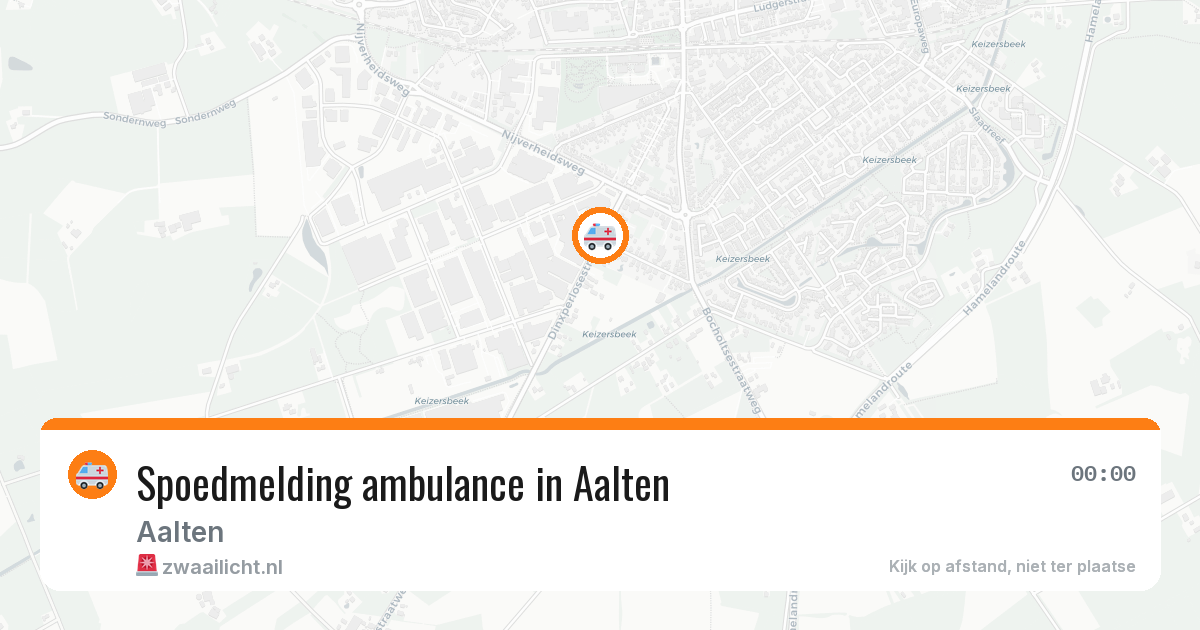 Spoedmelding ambulance in Aalten — 13 mrt 2026