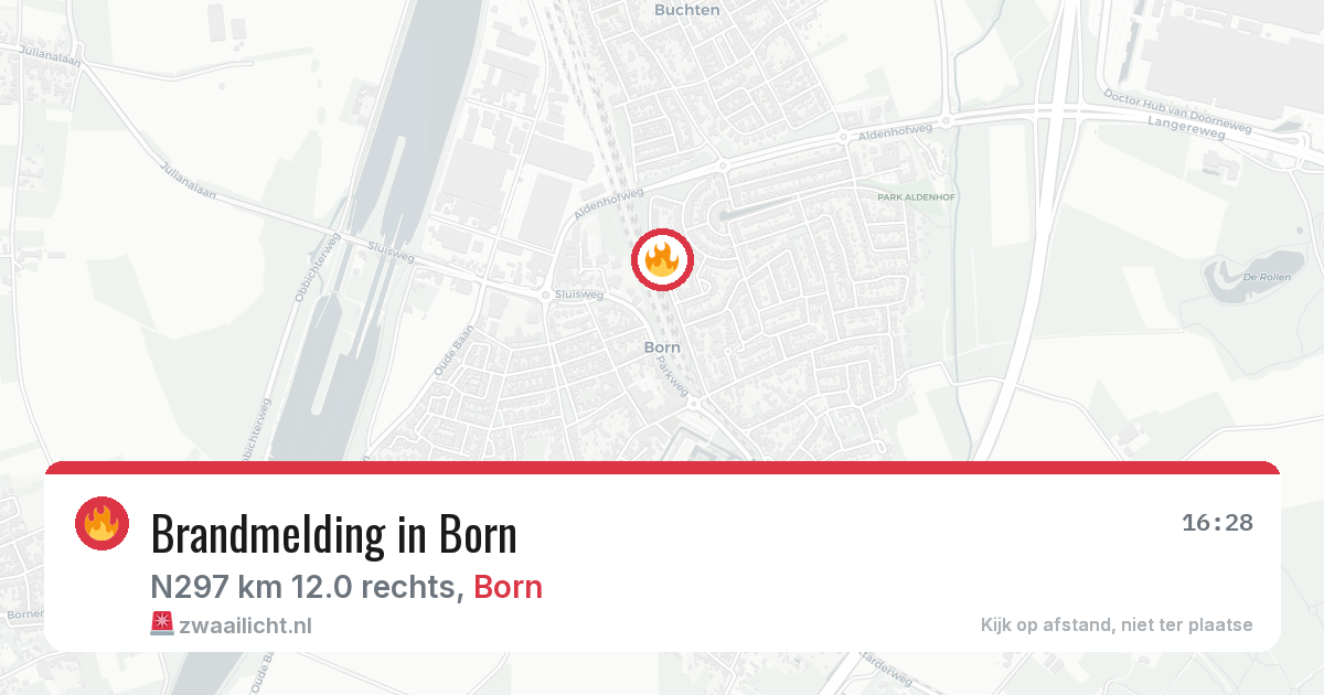 Brandmelding in Born — 12 feb 2026