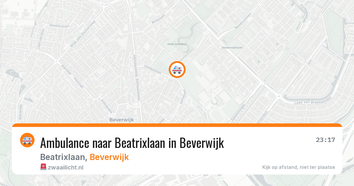 Ambulance naar Beatrixlaan in Beverwijk — 26 mei 2026