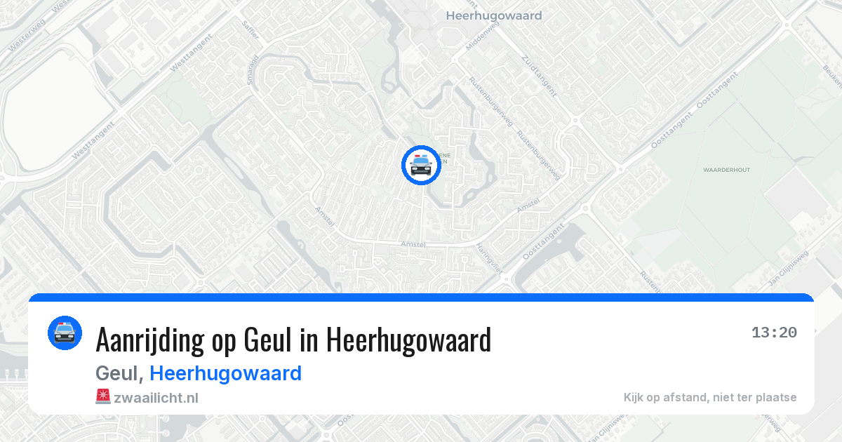 Aanrijding op Geul in Heerhugowaard — 6 mei 2026