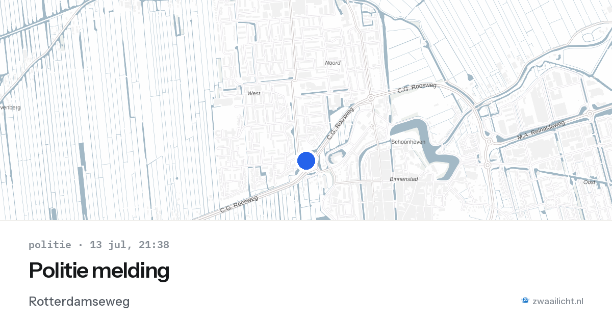 Politie melding — 13 jul 2026