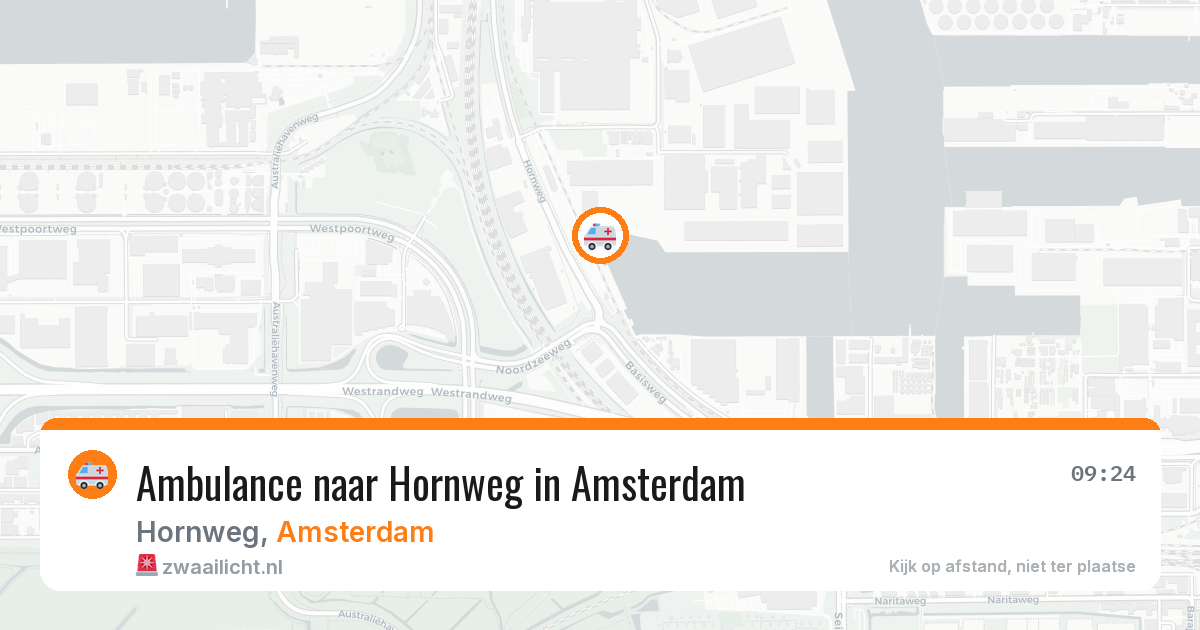 Ambulance naar Hornweg in Amsterdam — 30 jan 2026