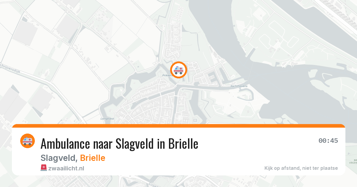 Ambulance naar Slagveld in Brielle — 8 apr 2026
