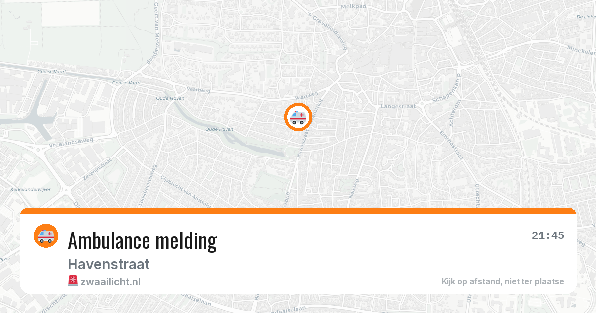 Ambulance melding — 15 mei 2026