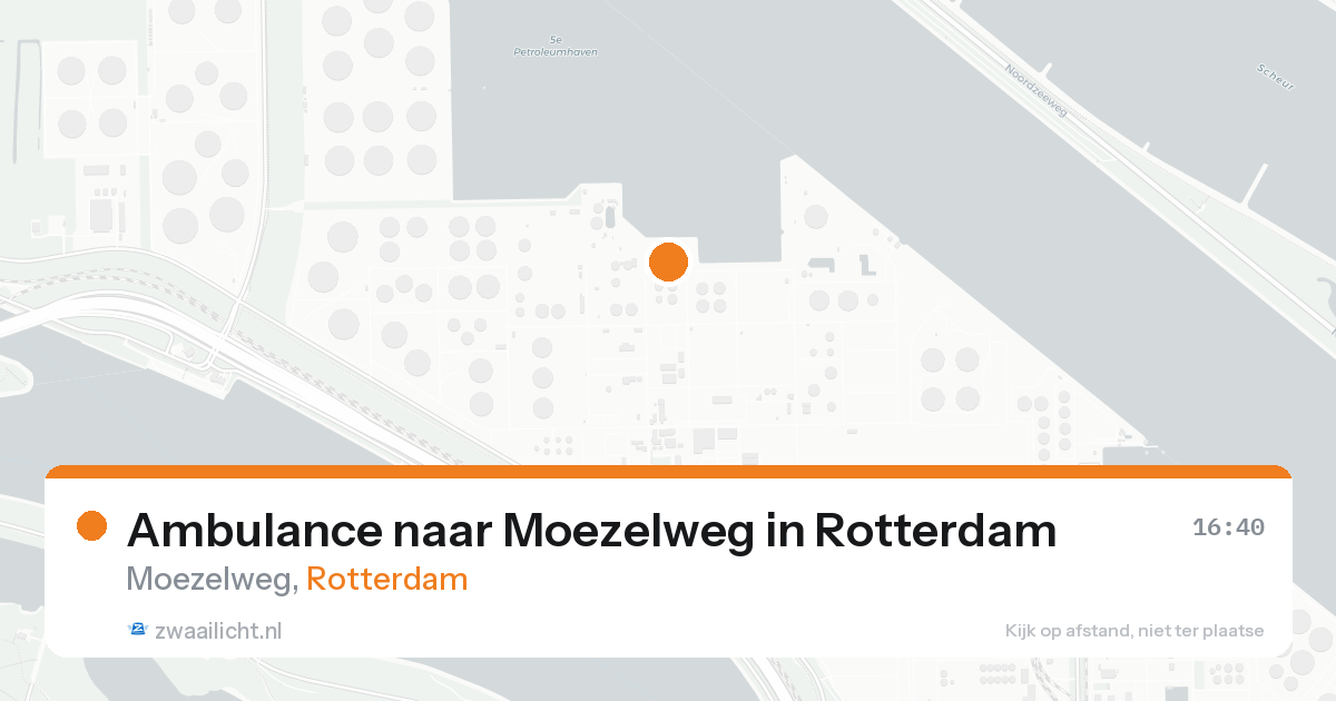 Ambulance naar Moezelweg in Rotterdam — 30 jun 2026