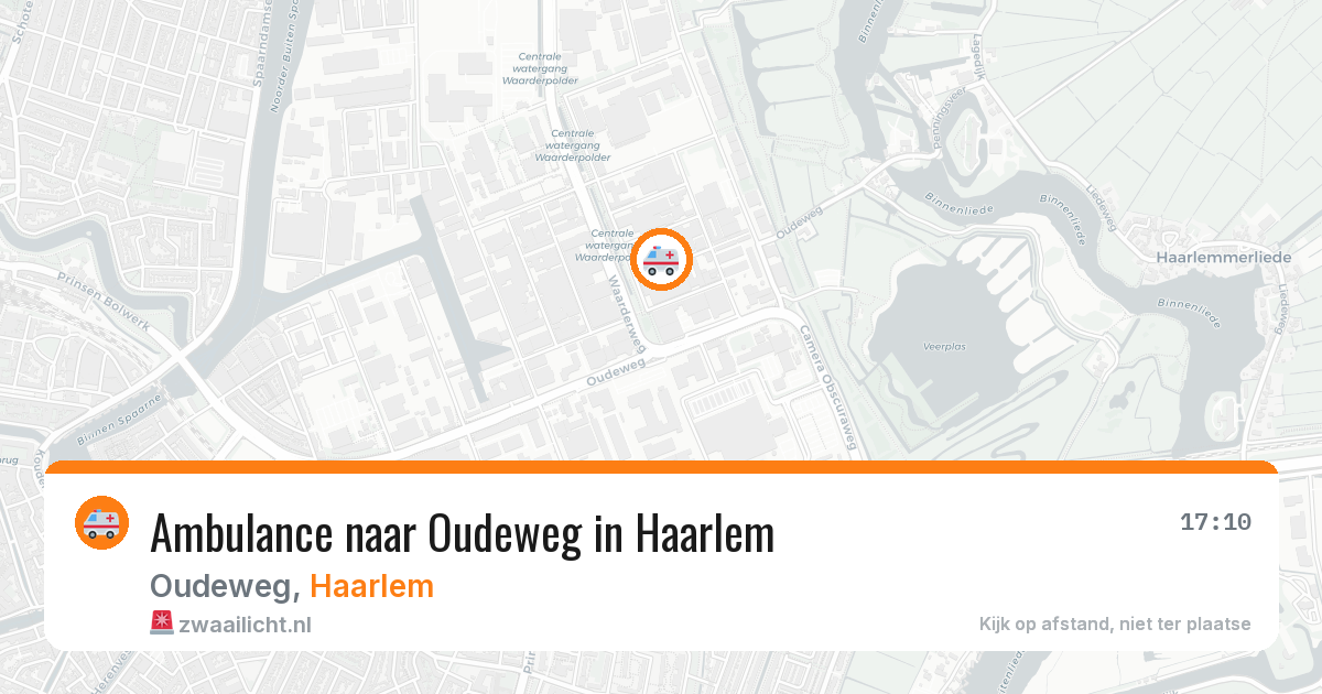 Ambulance naar Oudeweg in Haarlem — 4 mrt 2026