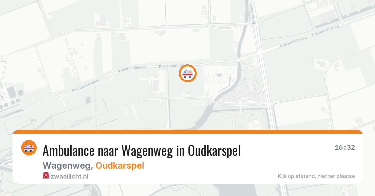Ambulance naar Wagenweg in Oudkarspel — 18 jun 2026