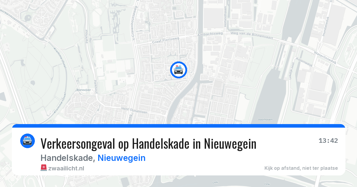 Verkeersongeval op Handelskade in Nieuwegein — 30 mrt 2026