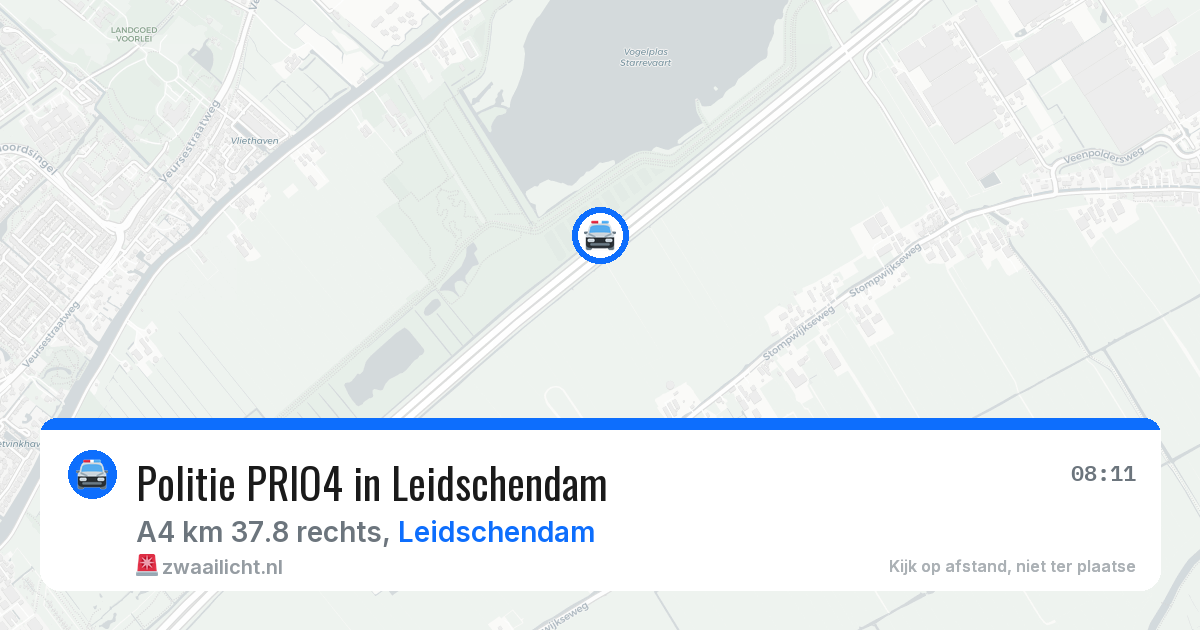 Politie PRIO4 in Leidschendam — 15 mrt 2026 | 🚨 Zwaailicht.nl