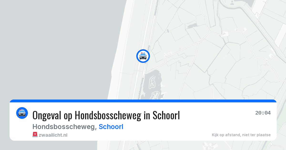 Ongeval op Hondsbosscheweg in Schoorl — 28 jul 2026