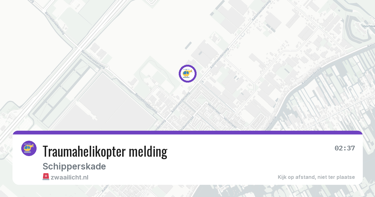Traumahelikopter melding — 23 feb 2026