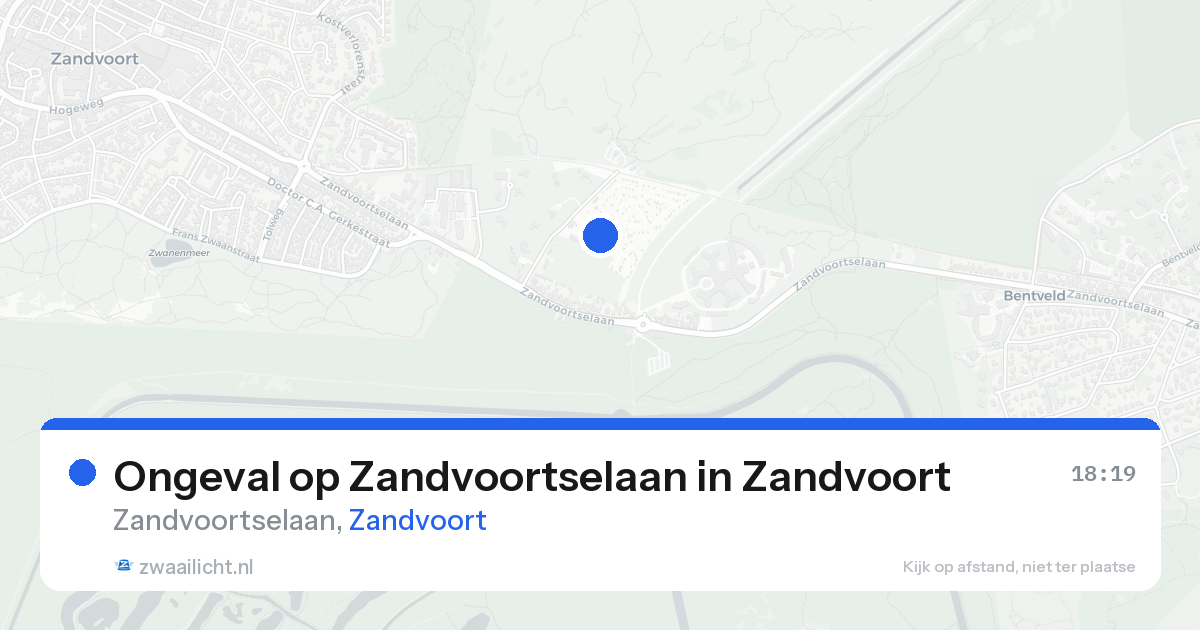 Ongeval op Zandvoortselaan in Zandvoort — 22 aug 2026