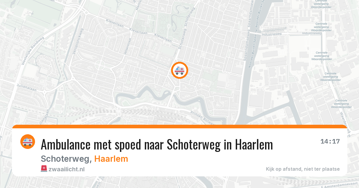 Ambulance met spoed naar Schoterweg in Haarlem — 20 jan 2026