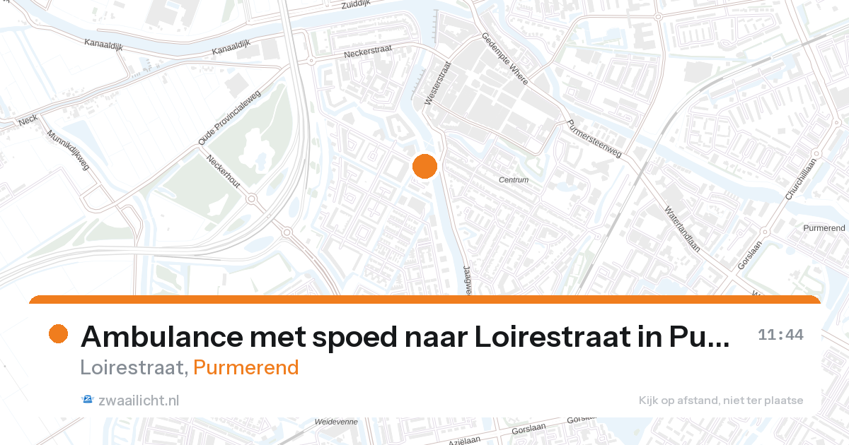 Ambulance met spoed naar Loirestraat in Purmerend — 20 jul 2026