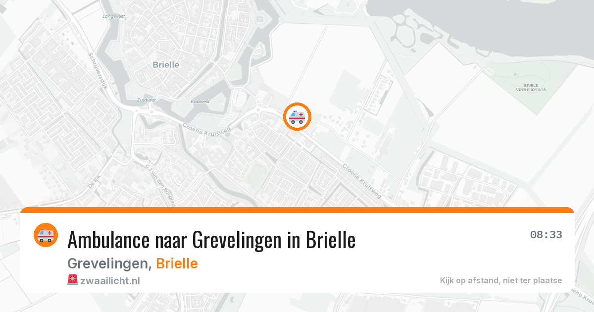 Ambulance naar Grevelingen in Brielle — 27 apr 2026