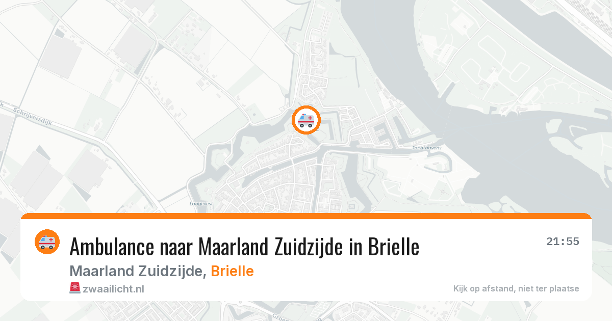 Ambulance naar Maarland Zuidzijde in Brielle — 30 jul 2026