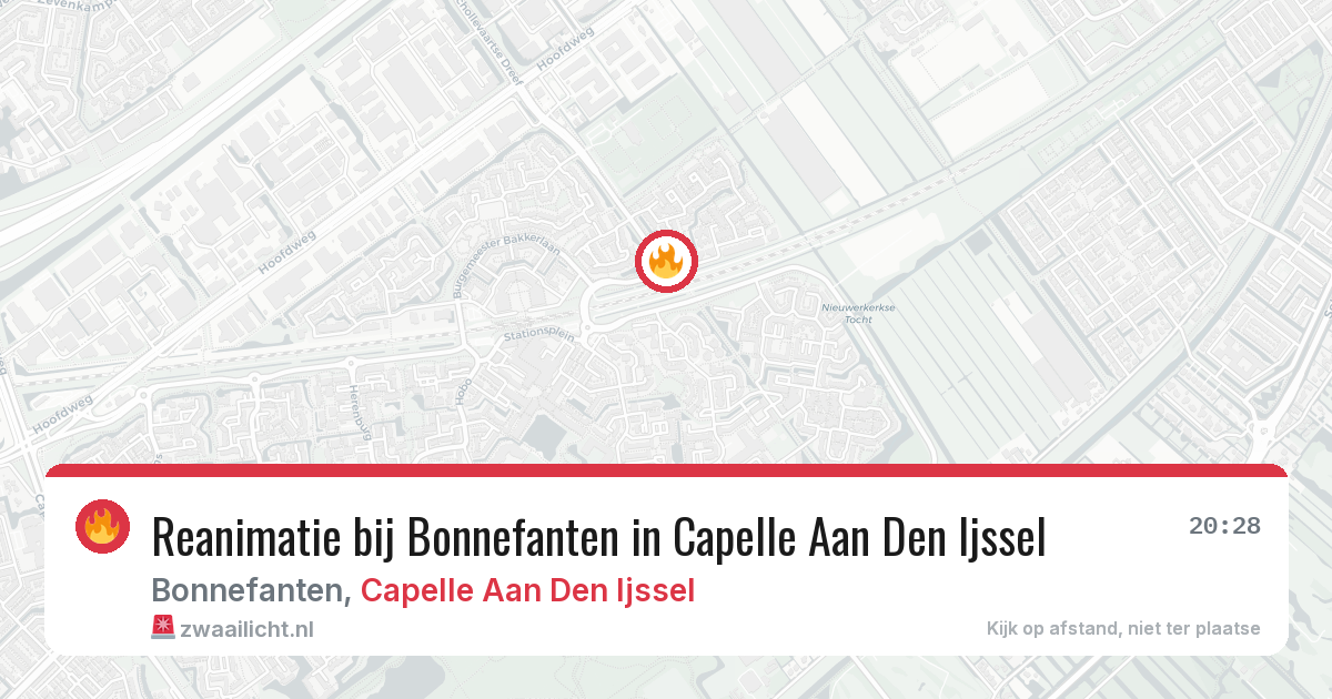 Reanimatie bij Bonnefanten in Capelle Aan Den Ijssel — 26 jun 2026