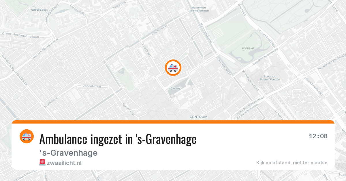 Ambulance ingezet in 's-Gravenhage — 26 mei 2026