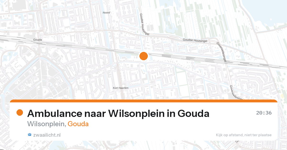 Ambulance naar Wilsonplein in Gouda — 31 jan 2026