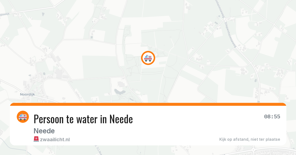 Persoon te water in Neede — 11 aug 2026