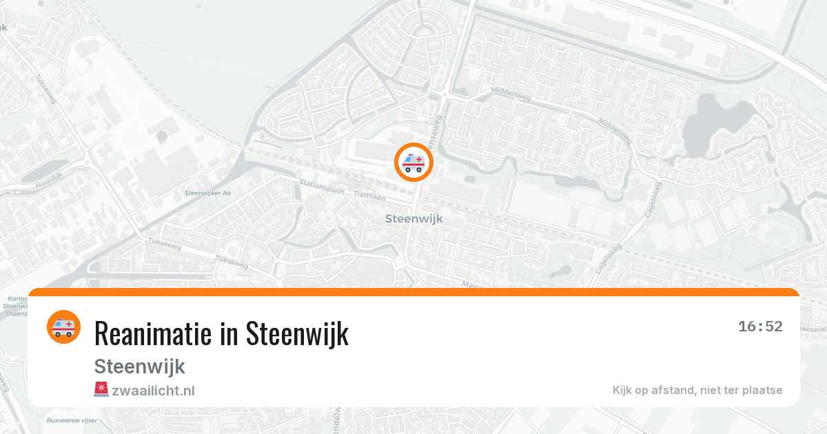 Reanimatie in Steenwijk — 7 jul 2026