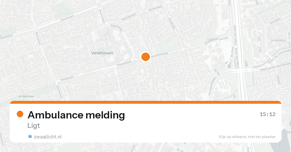 Ambulance melding — 24 jul 2026