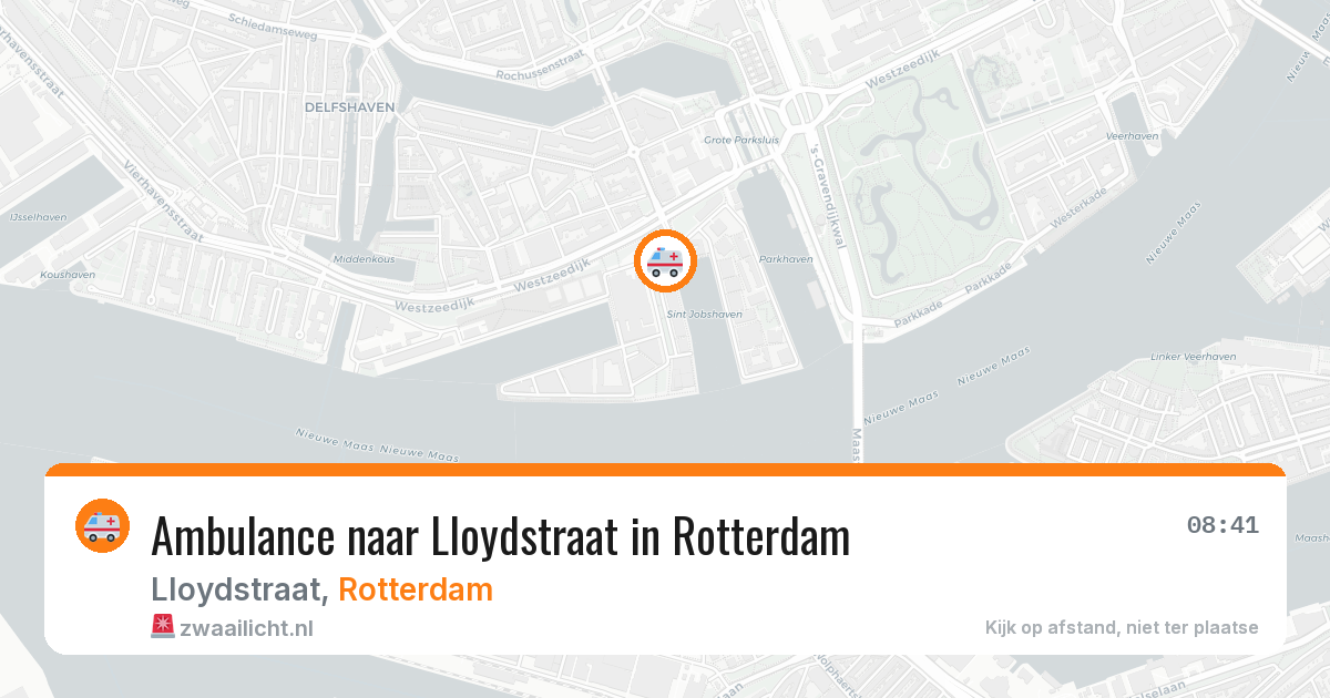 Ambulance naar Lloydstraat in Rotterdam — 4 jul 2026