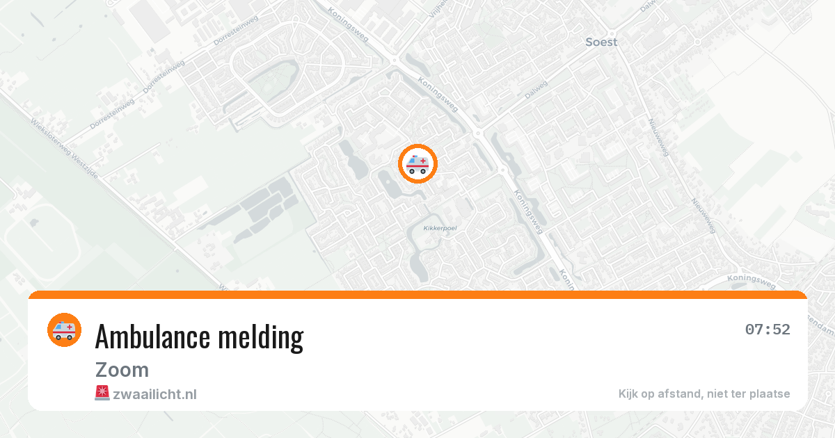 Ambulance melding — 8 jun 2026