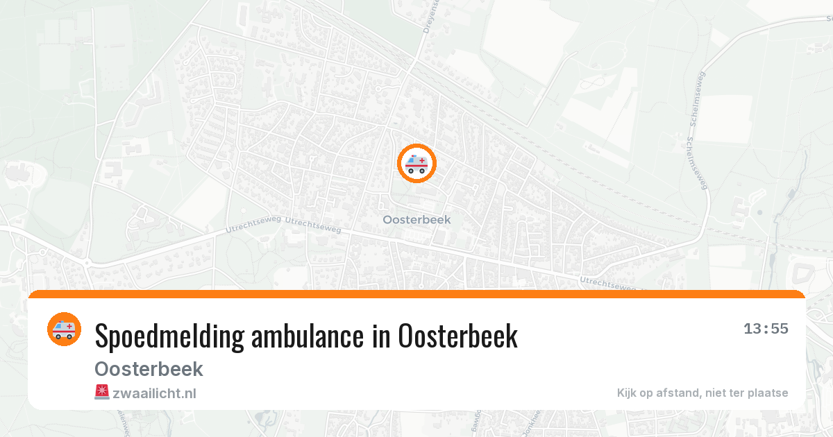 Spoedmelding ambulance in Oosterbeek — 3 jul 2026