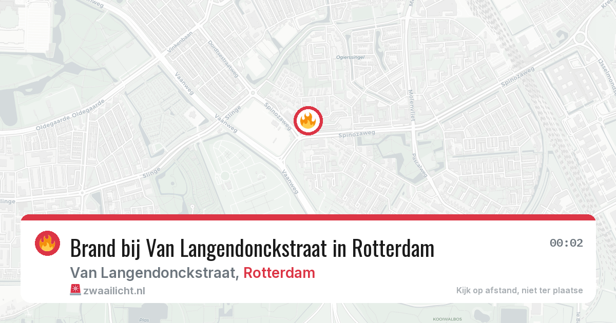 Brand bij Van Langendonckstraat in Rotterdam — 8 mei 2026