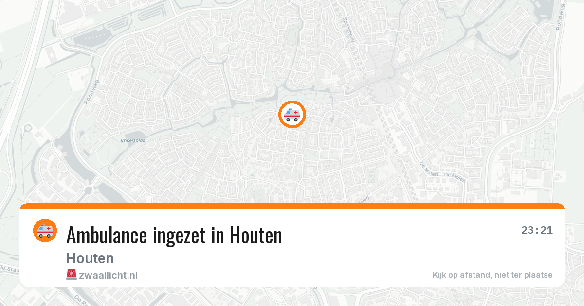 Ambulance ingezet in Houten — 14 jun 2026