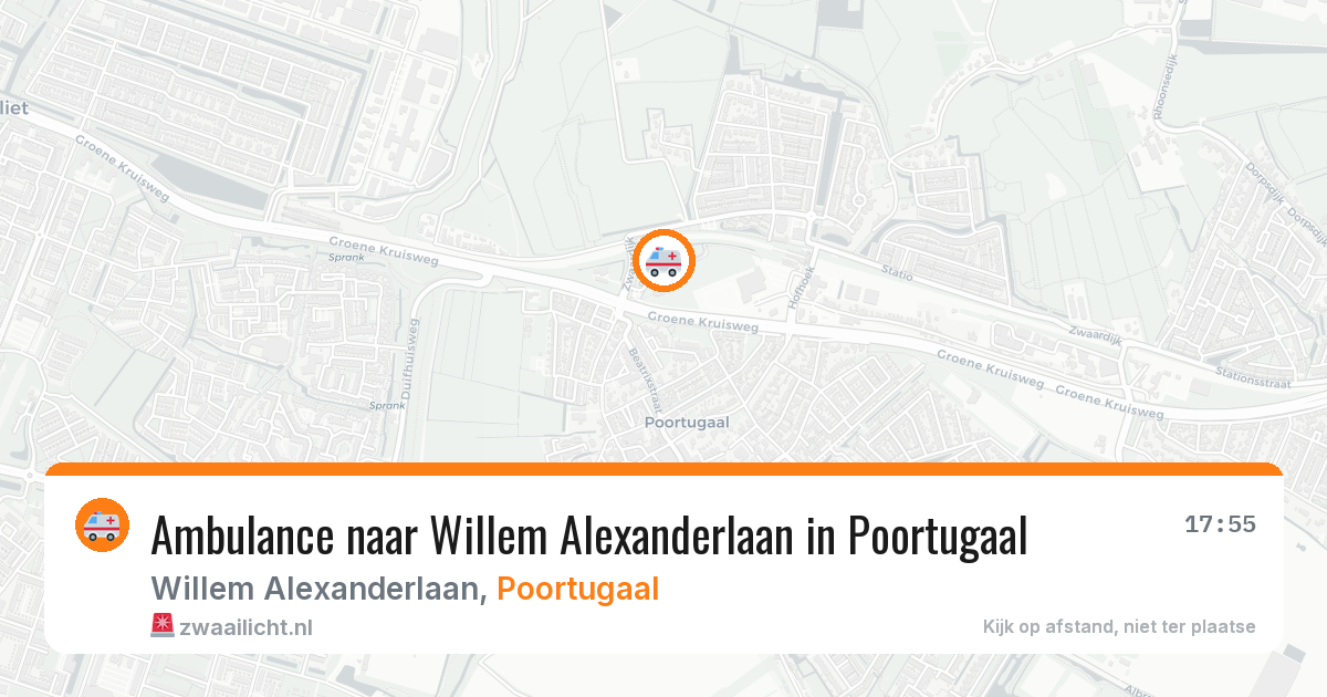 Ambulance naar Willem Alexanderlaan in Poortugaal — 12 aug 2026