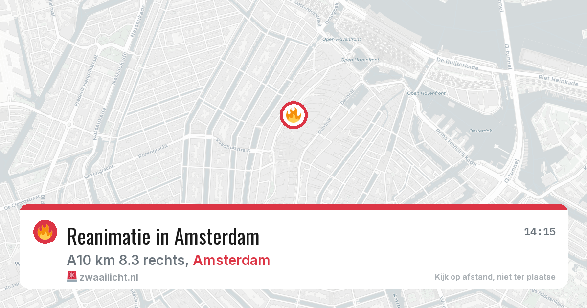 Reanimatie in Amsterdam — 13 jun 2026