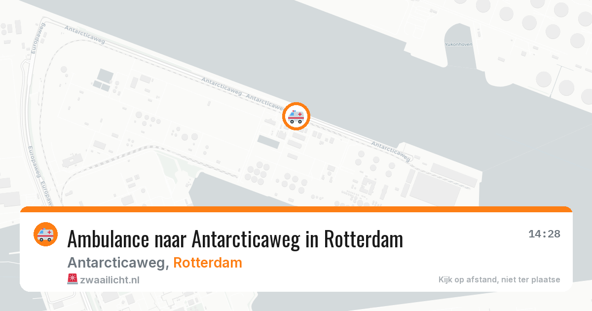 Ambulance naar Antarcticaweg in Rotterdam — 7 jun 2026