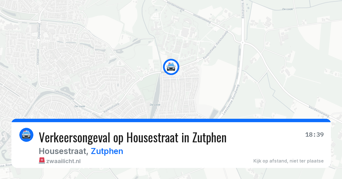 Verkeersongeval op Housestraat in Zutphen — 31 mei 2026