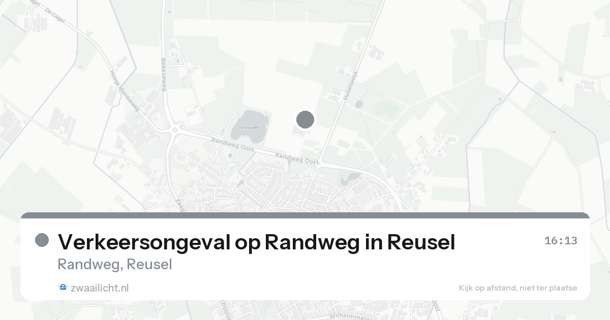 Verkeersongeval op Randweg in Reusel — 31 jan 2026