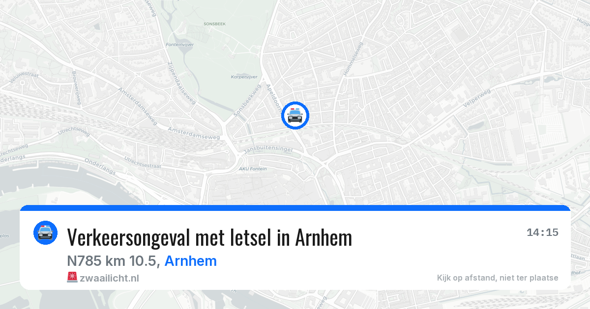 Verkeersongeval met letsel in Arnhem — 8 mei 2026