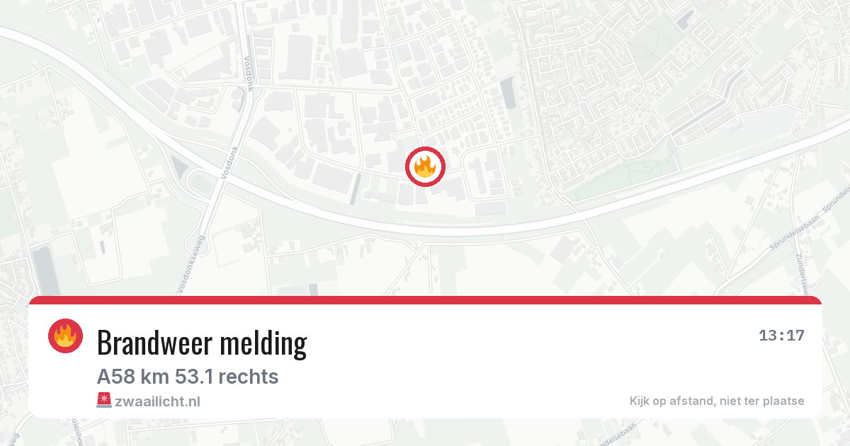 Brandweer melding — 12 mrt 2026