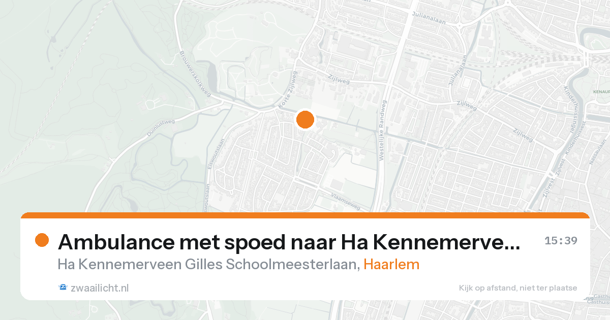 Ambulance met spoed naar Ha Kennemerveen Gilles Schoolmeesterlaan in Haarlem — 30 jan 2026