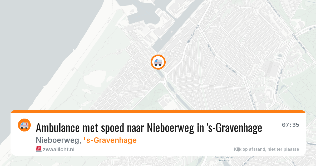 Ambulance met spoed naar Nieboerweg in 's-Gravenhage — 15 jun 2026