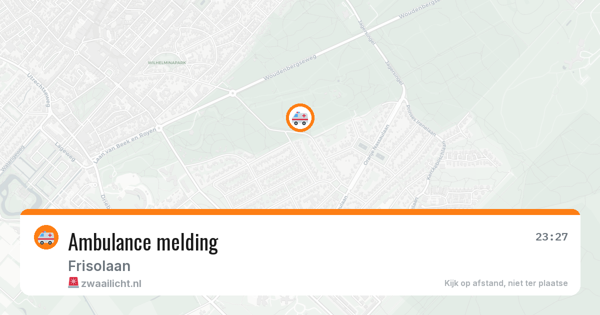 Ambulance melding — 6 mrt 2026