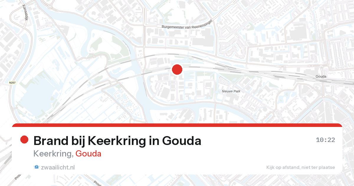 Brand bij Keerkring in Gouda — 27 aug 2026