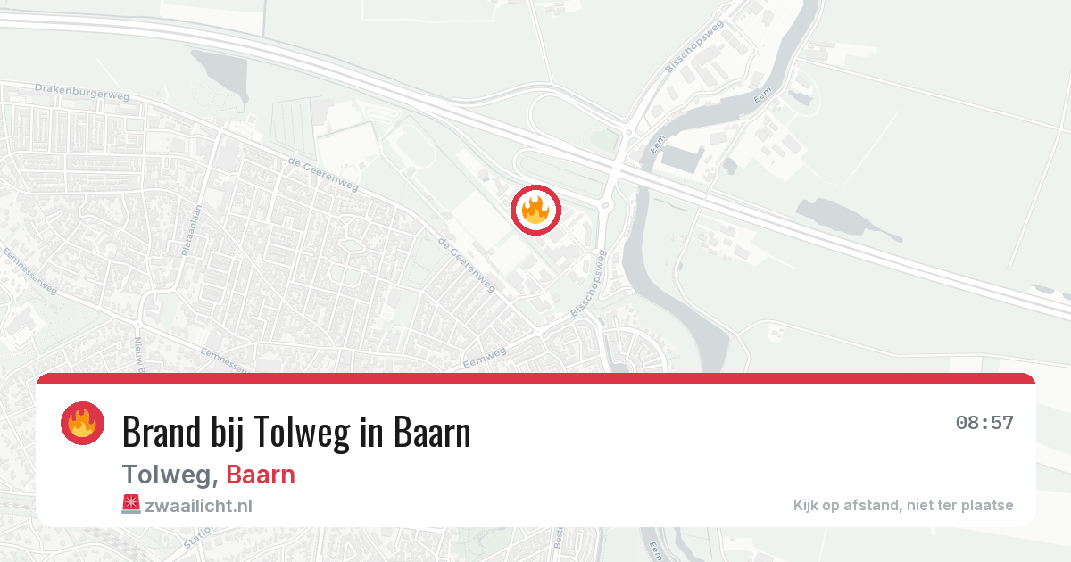Brand bij Tolweg in Baarn — 20 jun 2026