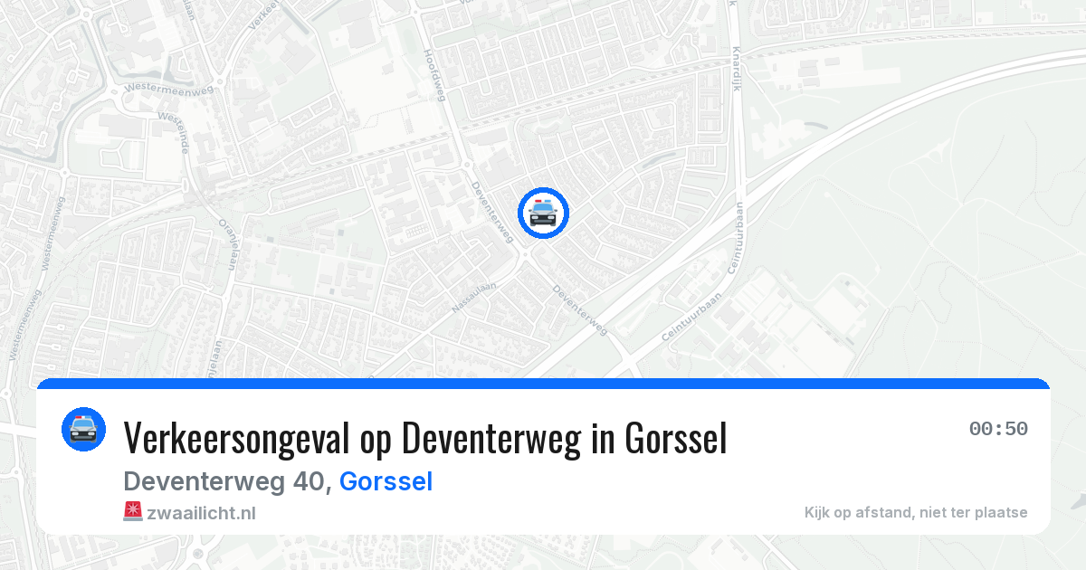 Verkeersongeval op Deventerweg in Gorssel — 6 feb 2026