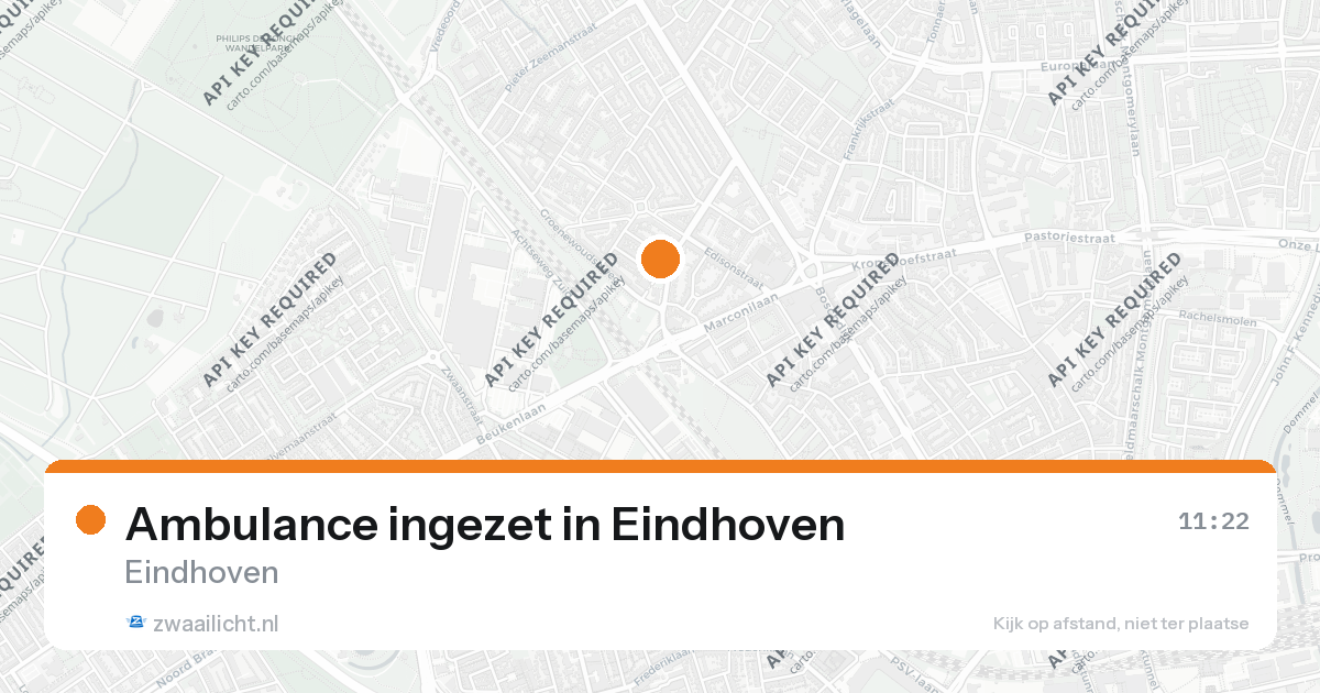 Ambulance ingezet in Eindhoven — 25 aug 2026