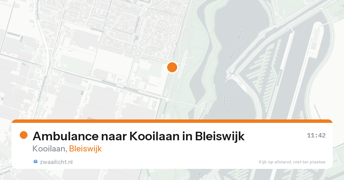 Ambulance naar Kooilaan in Bleiswijk — 24 aug 2026