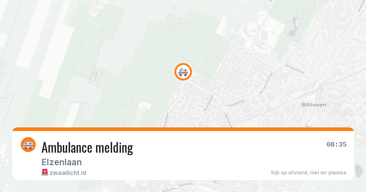Ambulance melding — 29 jan 2026