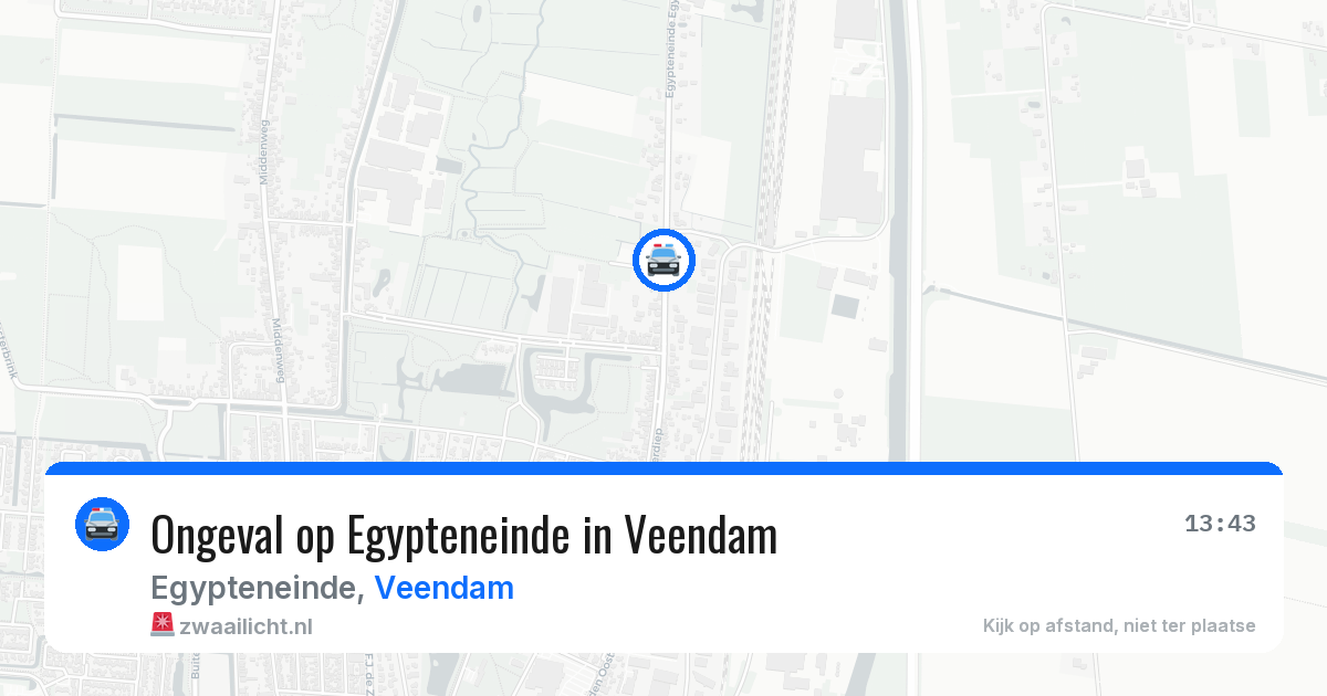 Ongeval op Egypteneinde in Veendam — 17 jan 2026